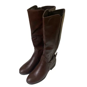 Croft & Barrow Karaa Brown Knee High Boots 8 MRC Ortholite Comfort Foam Insoles - Picture 1 of 8