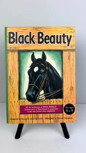 1949 Black Beauty Vintage Children's Book Illustrated Anna Sewell - Foto 1 di 3