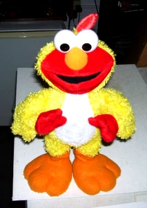 Chicken Dance Elmo Fisher-Price Mattel 2001 Sesame Street Singing Plush-WORKS - Picture 1 of 6