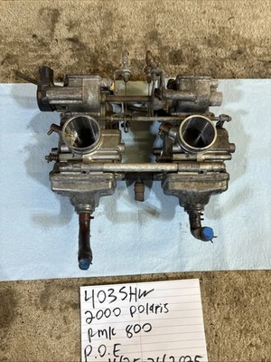 2000 Polaris RMK 800 化油器碳水化合物架碳水化合物403 — 第 1/4 张图片