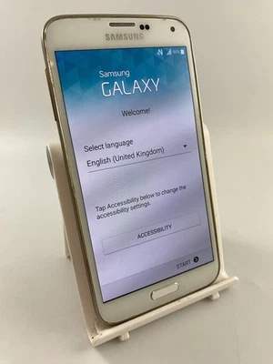 Samsung Galaxy S5 White Unlocked 4G 16GB 5.1" 16MP Android Smartphone Fault #C10 - Image 1 of 4