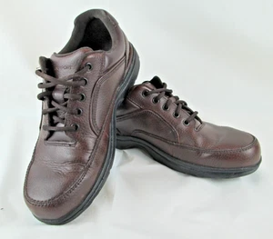 Rockport Men's Eureka Walking Shoes Size 8 W Lace Up Comfort Brown K71201 - Picture 1 of 8
