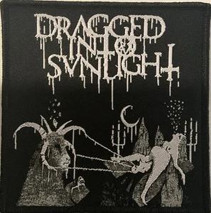 Into Sunlight gezogen - Hass auf die Menschheit - 4" x 4" gewebter Aufnäher [schwarzes Metall] - Bild 1 von 2