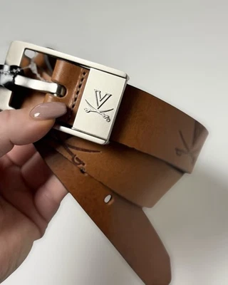 Cinturón de cuero brandish Eagles Wings Virginia Cavaliers talla 38 NCAA Foto 1 de 4