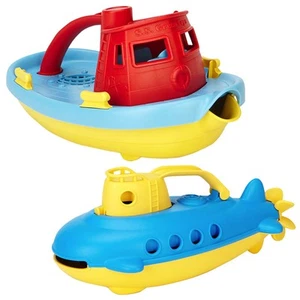 Green Toys umweltfreundliches U-Boot und Schlepper Boot Set - Bild 1 von 3
