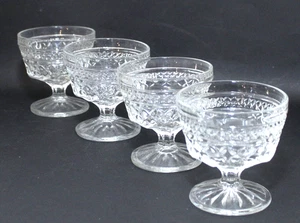 Anchor Hocking Wexford Clear Wine Champagne Glasses Set 4 - Picture 1 of 7