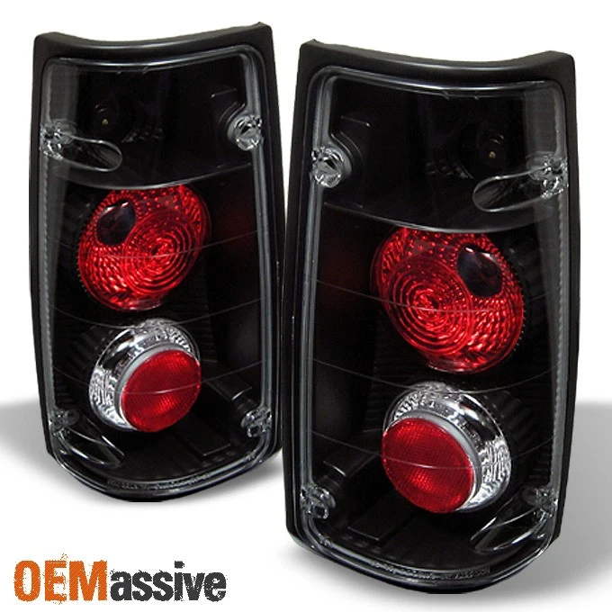 Se adapta a 91-97 Isuzu Rodeo 89-94 camioneta Amigo JDM luces de freno traseras negras lámpara Foto 1 de 1