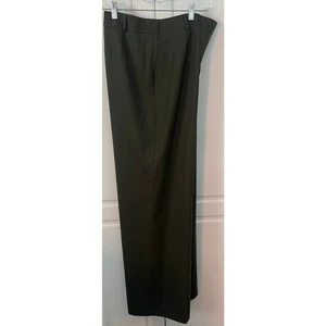 Talbots Made in Italy Wool Trouser Pant Wide Leg Green Fully Lined Size 14 NWT - Picture 1 of 12