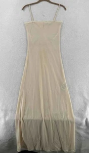 Red Valentino Women's Sleeveless Mesh Ivory Long Dress Slim Fit Size 36 - Picture 1 of 9