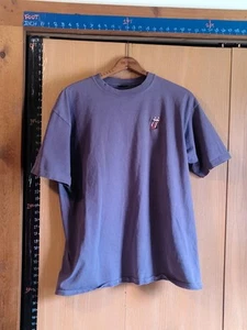Vintage Rolling Stones Purple T-Shirt With Embroidered Tongue Unisex Size XL/XXL - Picture 1 of 4