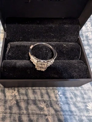 Anillo de compromiso 14KWR 1-3/8 CT talla 9 Foto 1 de 4