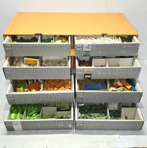 Big Lego Modulex lot w/ drawers - M20 block 60s box shelf vintage - Bild 1 von 21