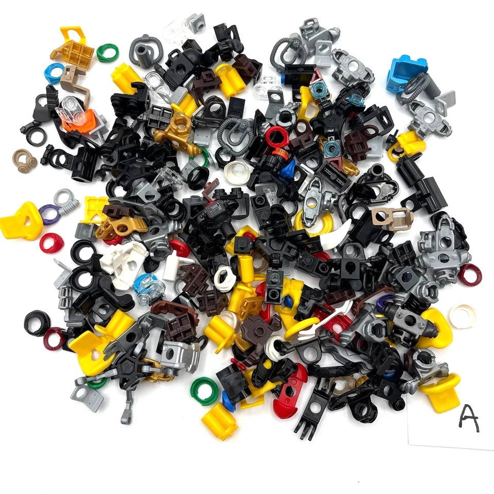 LEGO lote a granel de 200 minifiguras soportes para cuello armadura tanques de aire bufandas chalecos salvavidas #A Foto 1 de 1