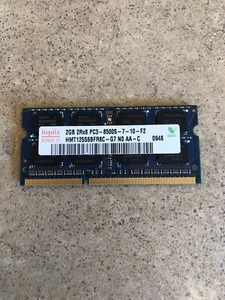 10-SK Hynix 2 GB 2RX8 8500S Laptop Memory RAM 1066Mhz Free Shipping - Picture 1 of 2
