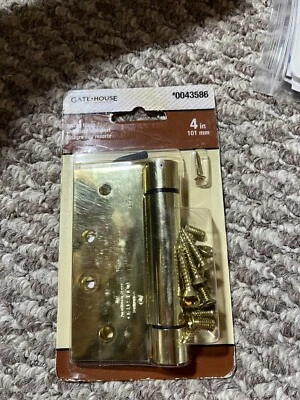 Bisagra de puerta de mortaja pulida Gatehouse de 4 pulgadas nueva envío rápido Foto 1 de 2