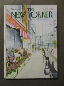 Vintage New Yorker Magazine May 16 1977 - Charles Saxon cover art - Picture 1 of 4