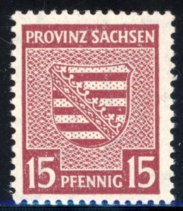 Deutschland Sachsen Provinz 1945 Michel# 80Xa postfrisch XF Original Gummi ohne Falz RAR - Bild 1 von 2