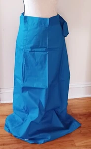New Turquoise Blue Cotton Stitches Women Saree Petticoat Inskirt Size 42 - Picture 1 of 1
