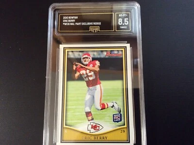 RARE 2010 ERIC BERRY "ROOKIE" WAL-MART EXCLUSIVE CARD-GRADED (8.5) NEAR MT-MT+ - Imagem 1 de 2