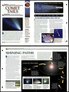 Comet Tails #62 Solar System Secrets Of The Universe Fact File Fold-Out Page - Picture 1 of 1