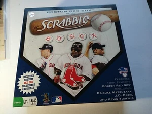 BASEBALL SCRABBLE (2009) Crossword Game Boston Red Sox Ed "Big Papi"Ortiz - Picture 1 of 3