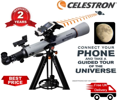 Celestron StarSense Explorer LT 70AZ Smartphone Refraktor Teleskop 224850 - Bild 1 von 4