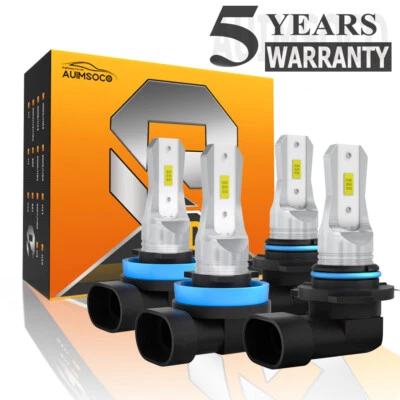 For Peterbilt 567 Base Truck 2019-2023 LED Headlights High-Low Beam Bulbs Bright - Image 1 of 4