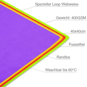 Microfasertuch Liquid Elements Polish Towel 40 x 40 cm Farbe wählbar - Bild 1 von 8