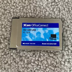 3Com Office Connect 3CCSH572BT 10/100 LAN PC Card - Picture 1 of 2