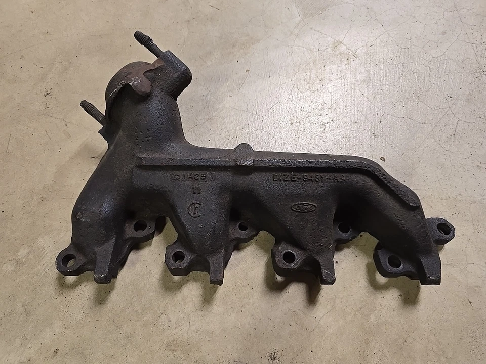 Mercury Cougar 1970-1974 lado del conductor, colector de escape izquierdo D1ZE-8431-AA Foto 1 de 4