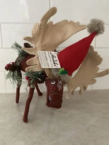 Bambole Annalee 2019 Alce di Pino Rustico 8” Natale Nuove con etichette - Foto 1 di 7