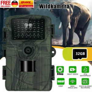 Wildkamera SD Karte LTE 4G Sim Karte IP66 wasserdicht Nachtsicht Bewegungssensor - Bild 1 von 16