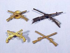 Variety of U.S. ARMY OFFICER'S Crossed Rifles INSIGNIA