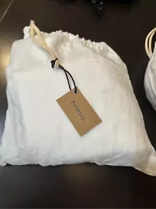 NEW 2 Pk Stone washed French Linen King Size Hypoallergenic Pillowcases - Picture 1 of 4