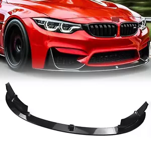 Front Bumper Splitter Spoiler Lip For BMW F80 M3 F83 F82 M4 2015-2020 CB Look au - Foto 1 di 12