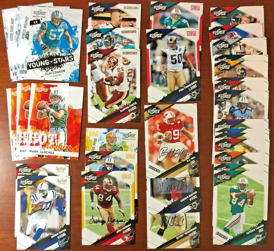 2009 Score Inscriptions Football Cards Singles  ~  You Pick / Choose Auto RC - Image 1 of 4