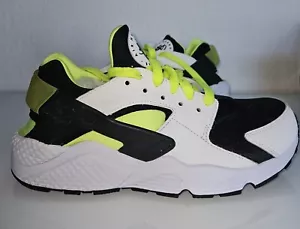 Original Nike ID Air Huarache Schuhe Gr. 41 Neongelb Schwarz UNIKAT - Bild 1 von 8