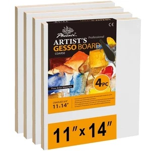 Tableros de yeso para pintura - 11x14 pulgadas / Paquete de 4 - Superficie gruesa 3/4 pulgadas Cra... - Imagen 1 de 7
