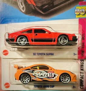2 neue Hot Wheels Toyota GR86 Cup HW Compact Kings Series & '82 SUPRA HW: DIE 80er - Bild 1 von 7