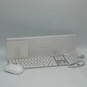 Apple Keyboard A1243 & Mouse A1152 In Original Box White FLT18-DM - Picture 1 of 15