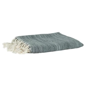 Black Woven 100% Poly Pet Throw Blanket - Picture 1 of 8