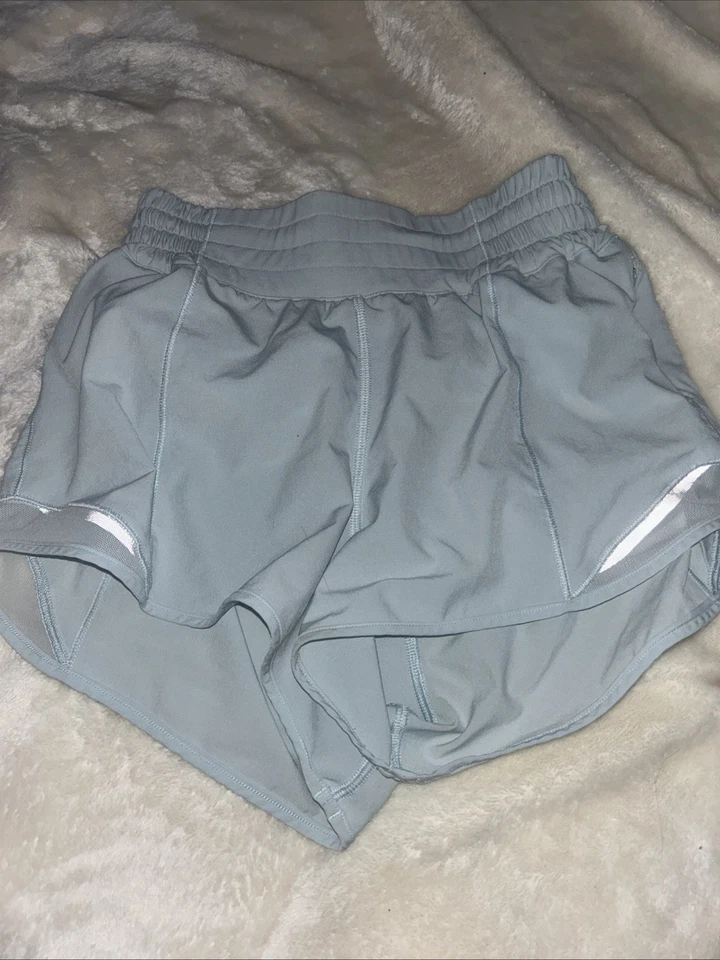 Lululemon Mujer Talla 2 Hottie Hot Shorts Azul Claro Bebé Foto 1 de 1