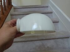 VINTAGE Art Deco Milk Glass Sconce Shade Dome Bathroom 2.25" Fitter