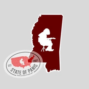 WSP State of Panic (MS) MSU Mississippi State University (Version 2) Sticker - Bild 1 von 1