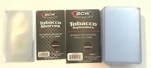 (5) Juego de mangas para tarjetas de tabaco BCW y cargador superior en bolsa suelta envío plano - Imagen 1 de 3