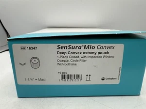 8 STÜCK BOX 16347 SENSURA MIO KONVEX TIEFER STOMABEUTEL 1-1/4 ZOLL - Bild 1 von 3