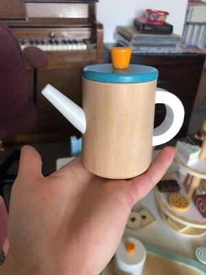 Juego de té de madera PairPear para niñas pequeñas, juguetes de madera para niños pequeños Foto 1 de 4