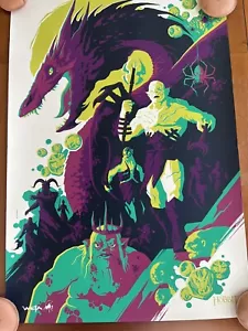 "DER HOBBIT AZOG WETA EINZIGARTIG SUPER SELTENE LITHOGRAPHIE 36""x24"" - Bild 1 von 11