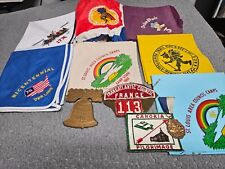 Boy Scout 1950's-70's assorted patch and neckerchief lot