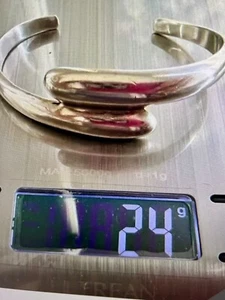 SALE Ray Tracey Knifewing Armband Navajo Sterling Silber Armband Manschette 23,2 gm - Bild 1 von 4